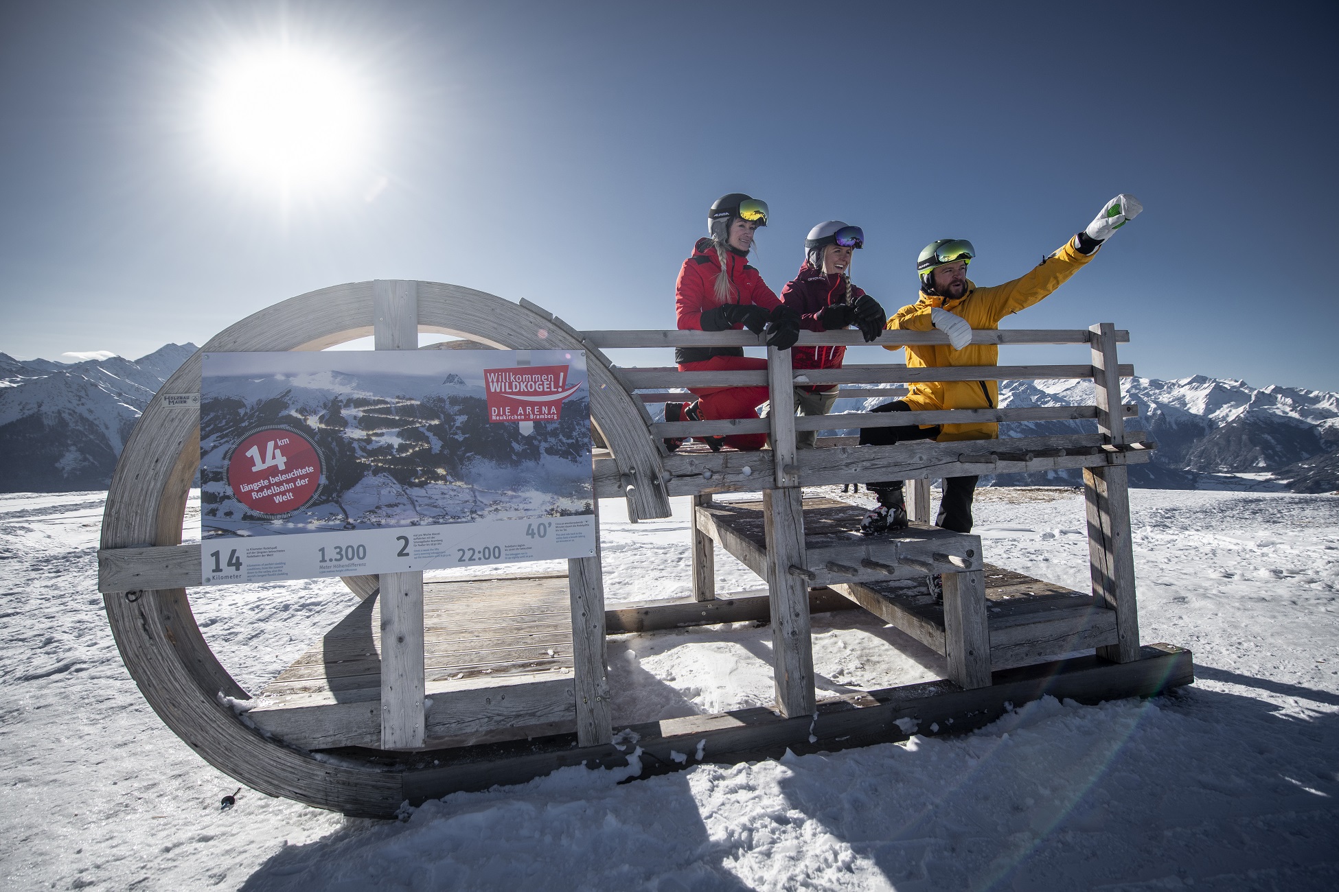 Winterferien Skifahren